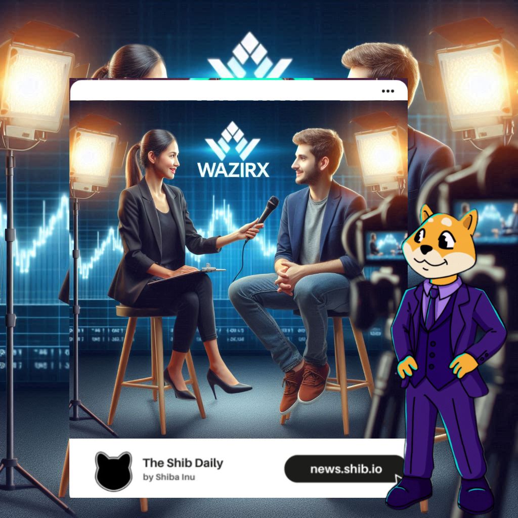 A representation of an interview with WazirX