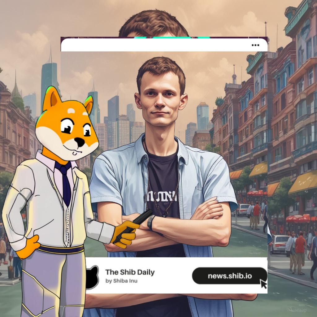 A representational image of a Vitalik Buterin