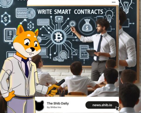 A representational image of writing smart contracts