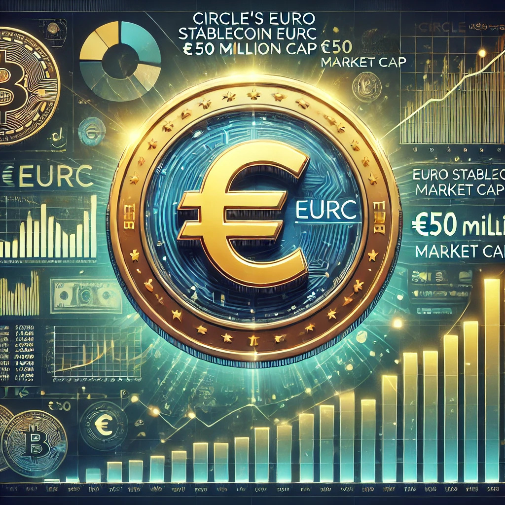 Circle’s Euro Stablecoin EURC Surpasses €50 Million Market Cap