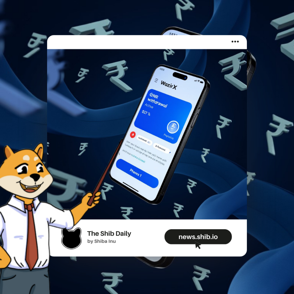 Indian Crypto Exchange WazirX Rolls Out Partial INR Withdrawals