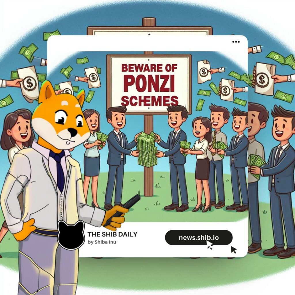 A representational image of Ponzi schemes