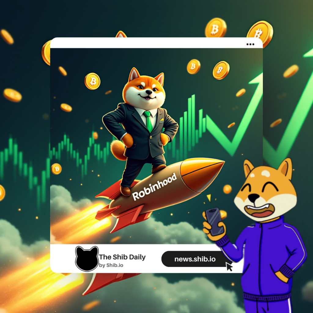 Shiba Inu Soars 50.2% on Robinhood, Leaving Other Crypto in the Dust