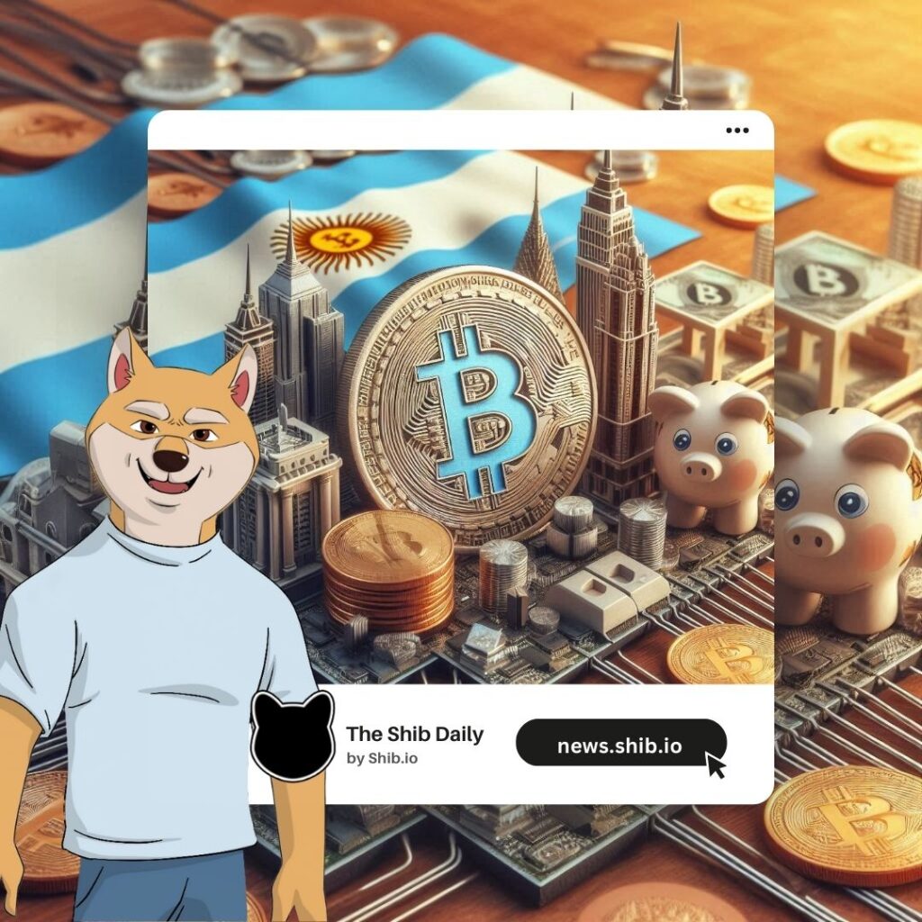 A representational image of Bitcoin adoption in Argentina