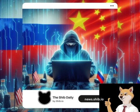 A representational image of China and Russia setting up cybercrime recruitment