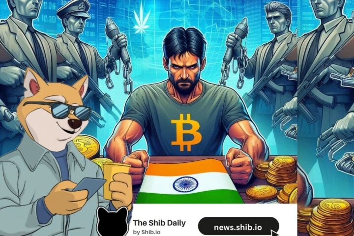 A representational image of Indian regulators banning crypto