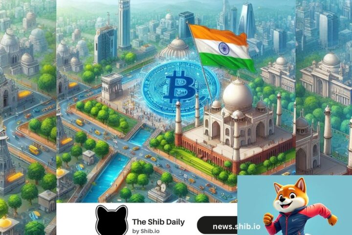 A representational image of India's leading position in crypto