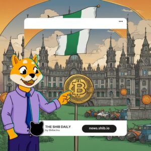 A representational image of Irish authorities seizing Bitcoin