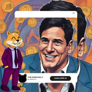 A representational image of Mark Cuban sharing his views on crypto