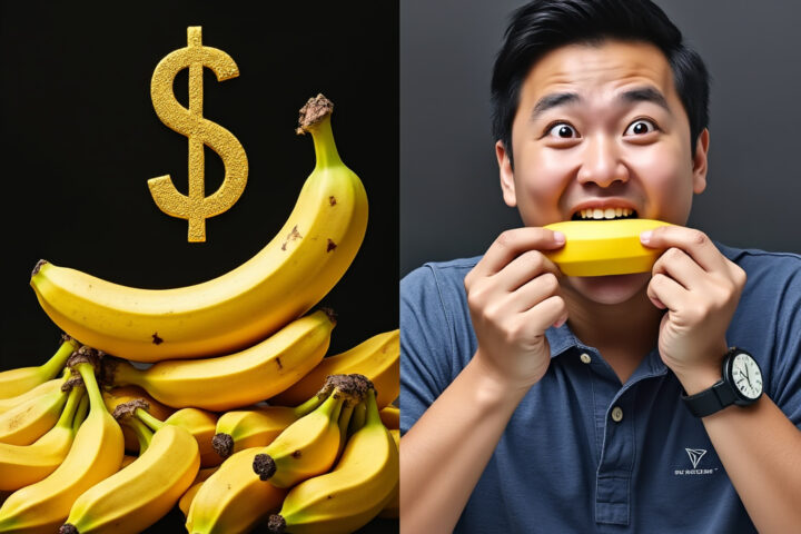 Justin Sun Eats $6.2M Banana in Performance Art Statement