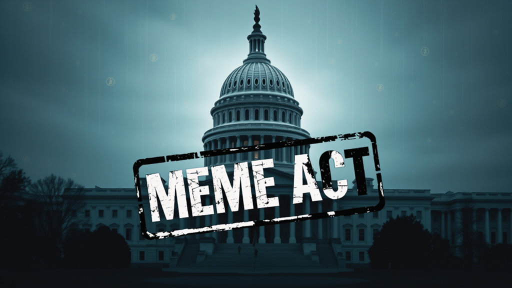 The MEME Act is targeting U.S. politicians' involvement in promoting meme coins, including the controversial $TRUMP coin. Will this bill pass in a partisan Congress? Tune in for the latest insights on this legislative push and what it could mean for crypto.